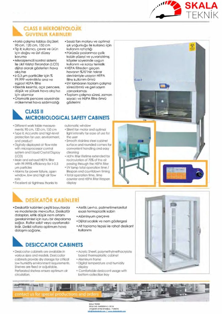 CLASS II 2A BIOSAFETY CABINETS
