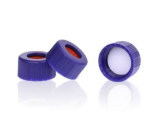 white-PTFE-red-silicone-septa-9.1mm-cap